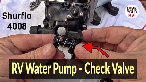 rv fresh water check valve replacement|RV Water Pump Check Valve Function and Replacement How